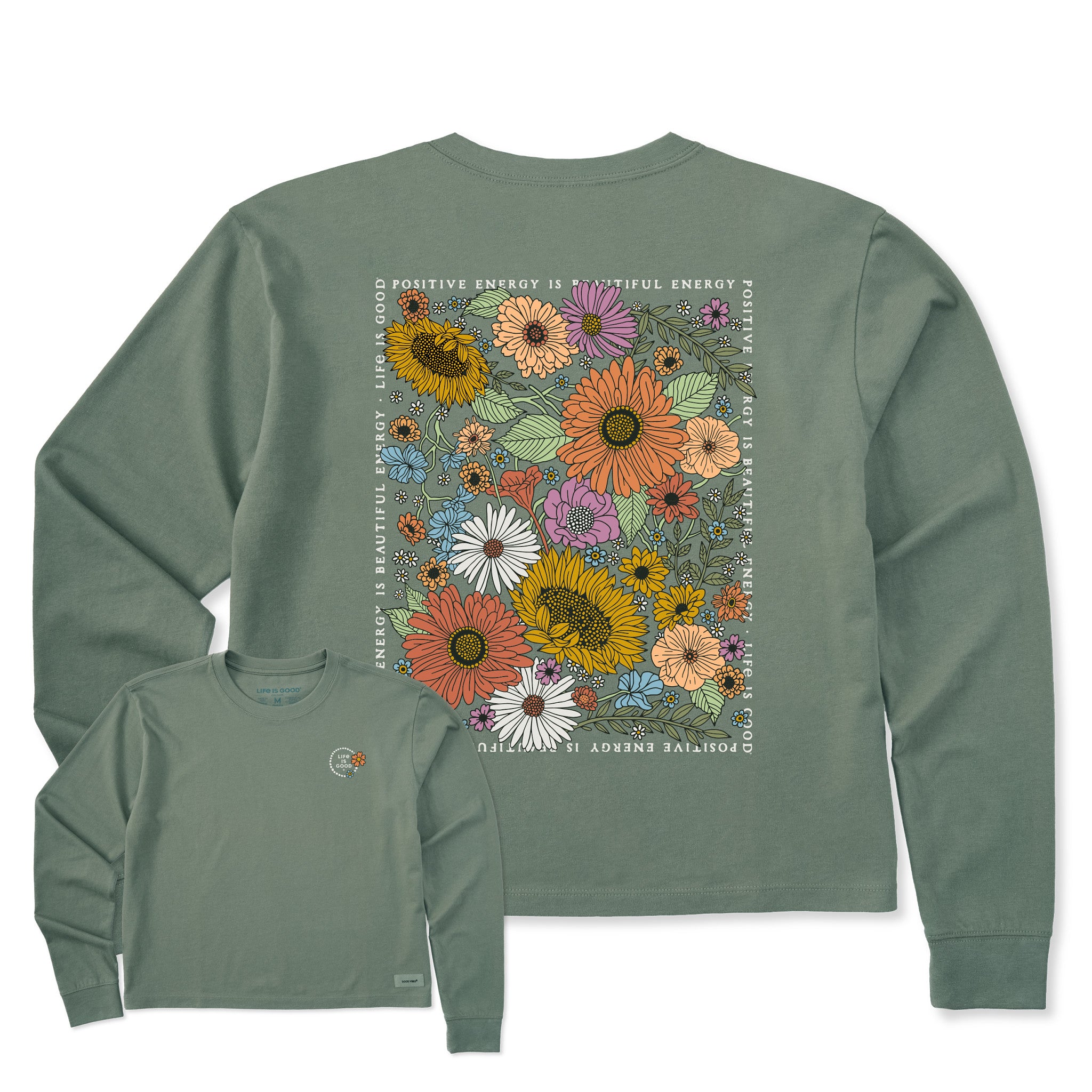 Beautiful Energy Wildflowers Boxy Tee