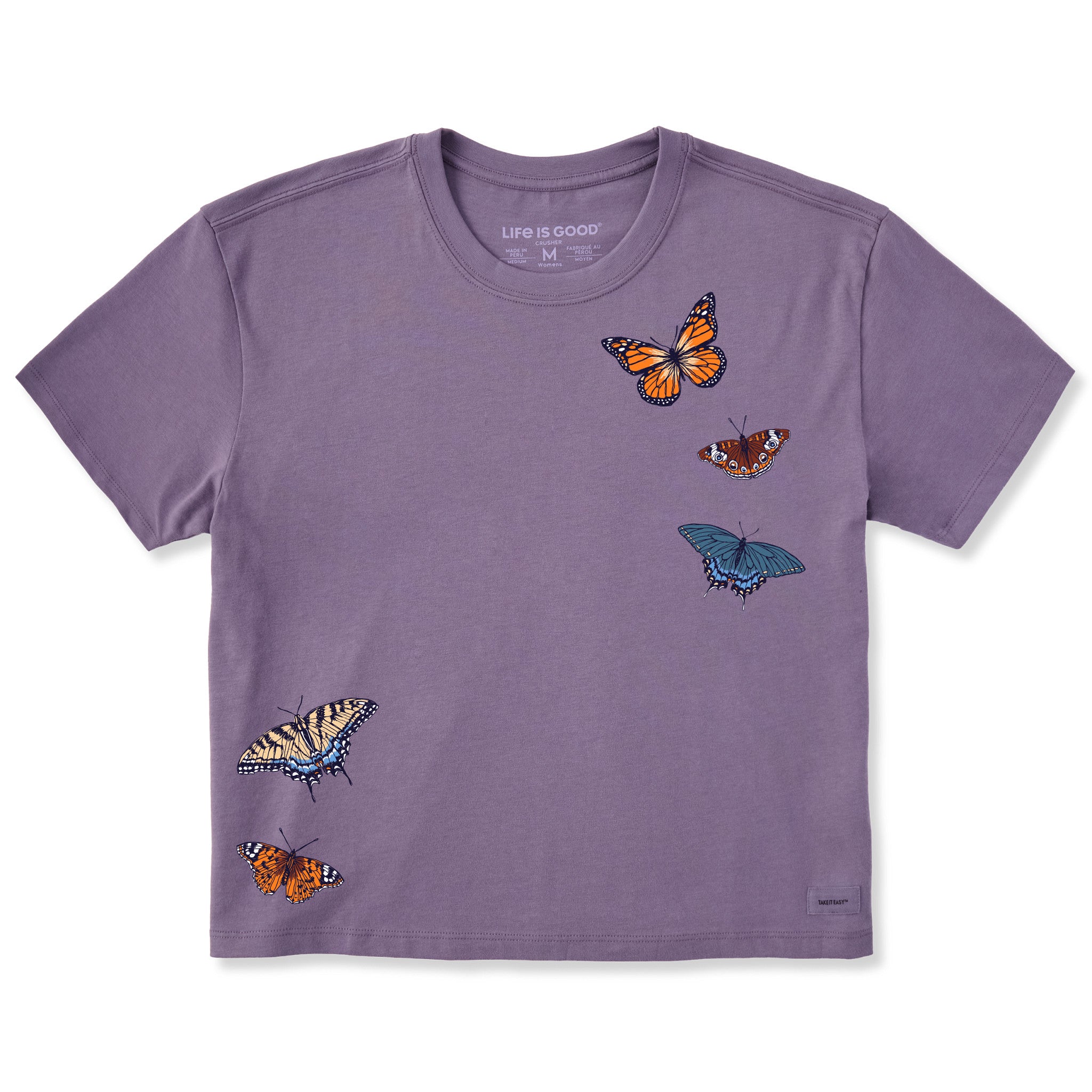 Butterfly Landing Boxy Tee