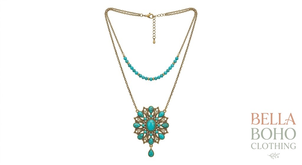 Turquoise Sunrise Necklace