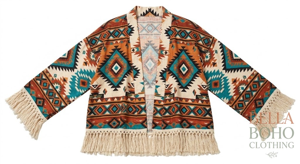 Nomad Fringe Kimono