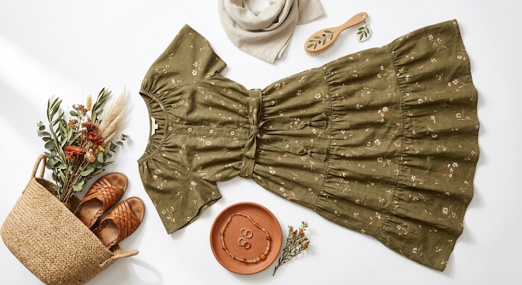 Moonflower Tiered Midi Dress